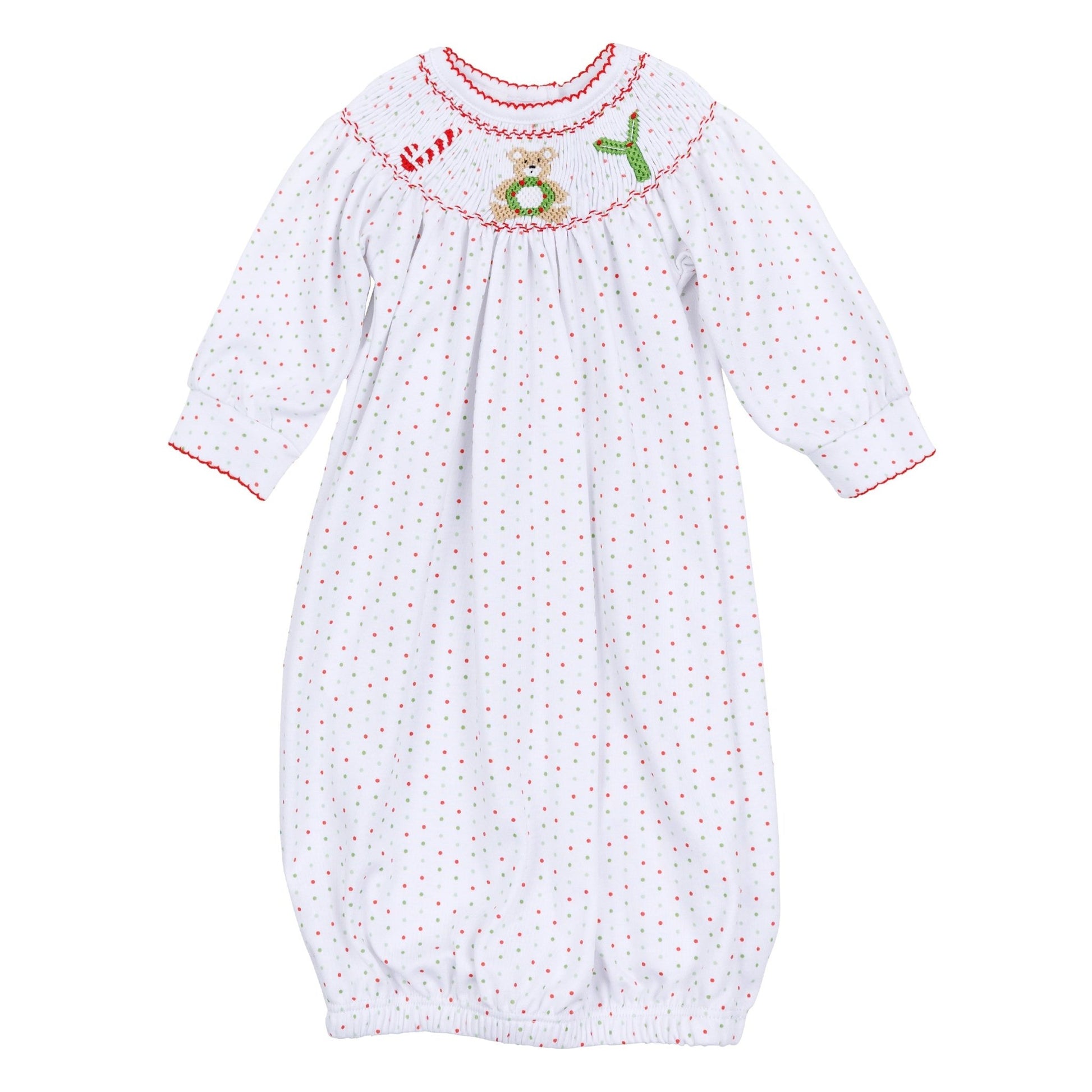 Christmas Joy Classics Bishop Gown - Red Boy - Magnolia BabyGown