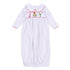 Christmas Joy Classics Smocked Gathered Gown - Red Girl - Magnolia BabyGown