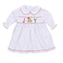 Christmas Joy Classics Smocked Long Sleeve Dress - Red Girl - Magnolia BabyDress