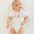 Christmas Joy Classics Smocked Short Sleeve Bubble - Red Boy - Magnolia BabyBubble