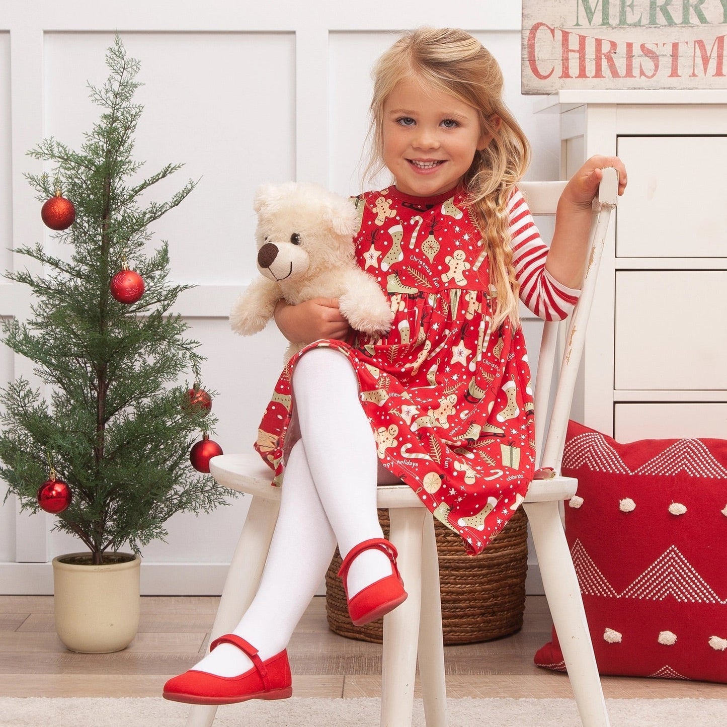 Christmas Joy Dress - Magnolia BabyDress