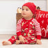 Christmas Joy Henley Romper - Magnolia BabyPlaysuit