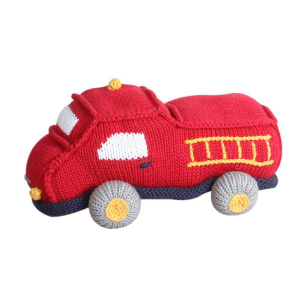 Chuck the Fire Truck Knit Toy - Magnolia BabySoft Toy