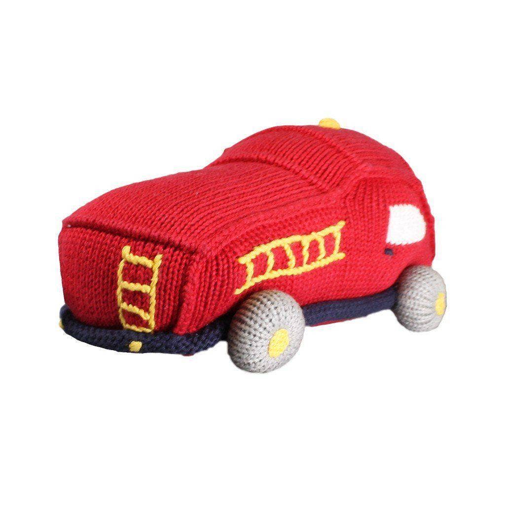 Chuck the Fire Truck Knit Toy - Magnolia BabySoft Toy