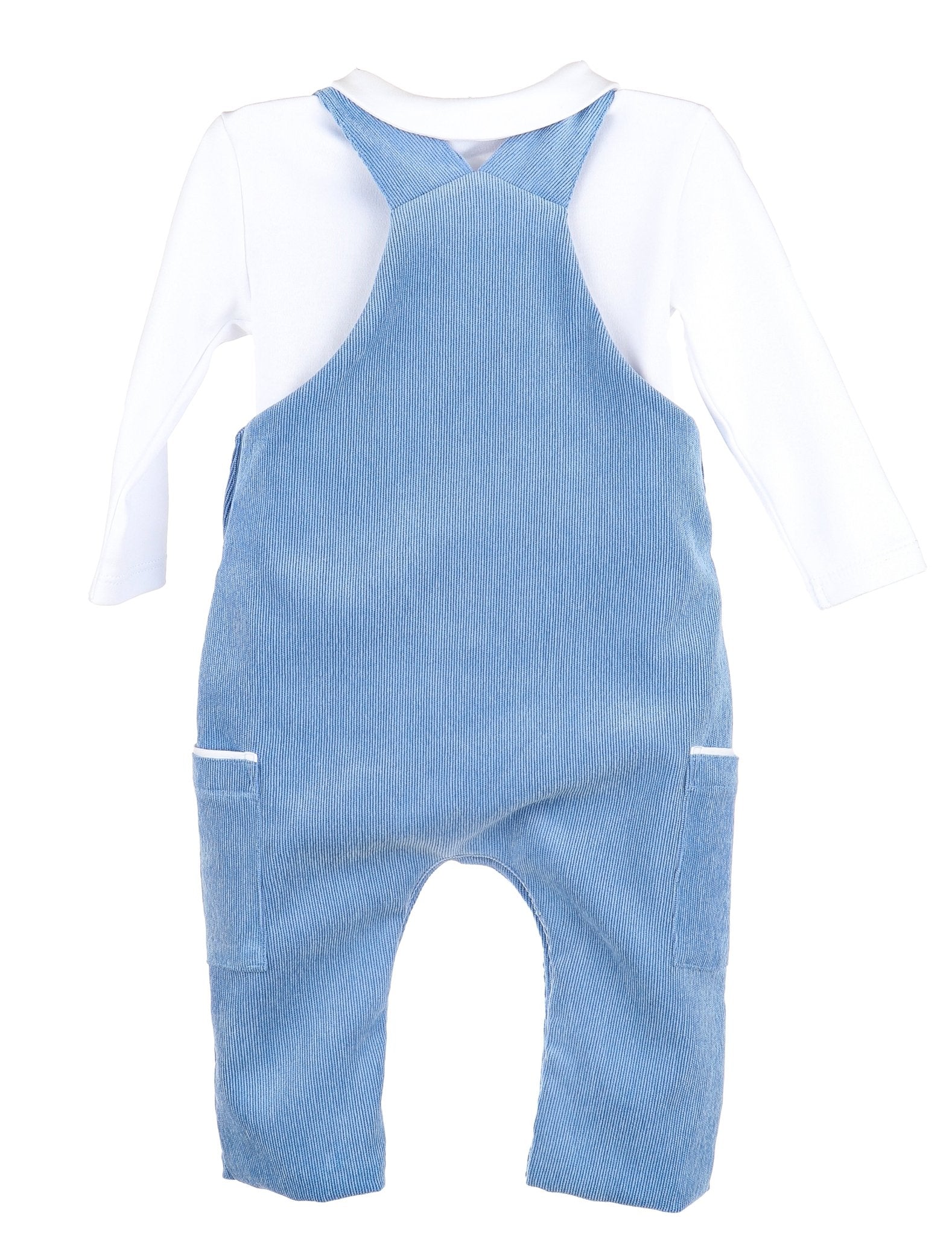 Comfy Cord Overall Set - Blue - Magnolia BabyOveralls