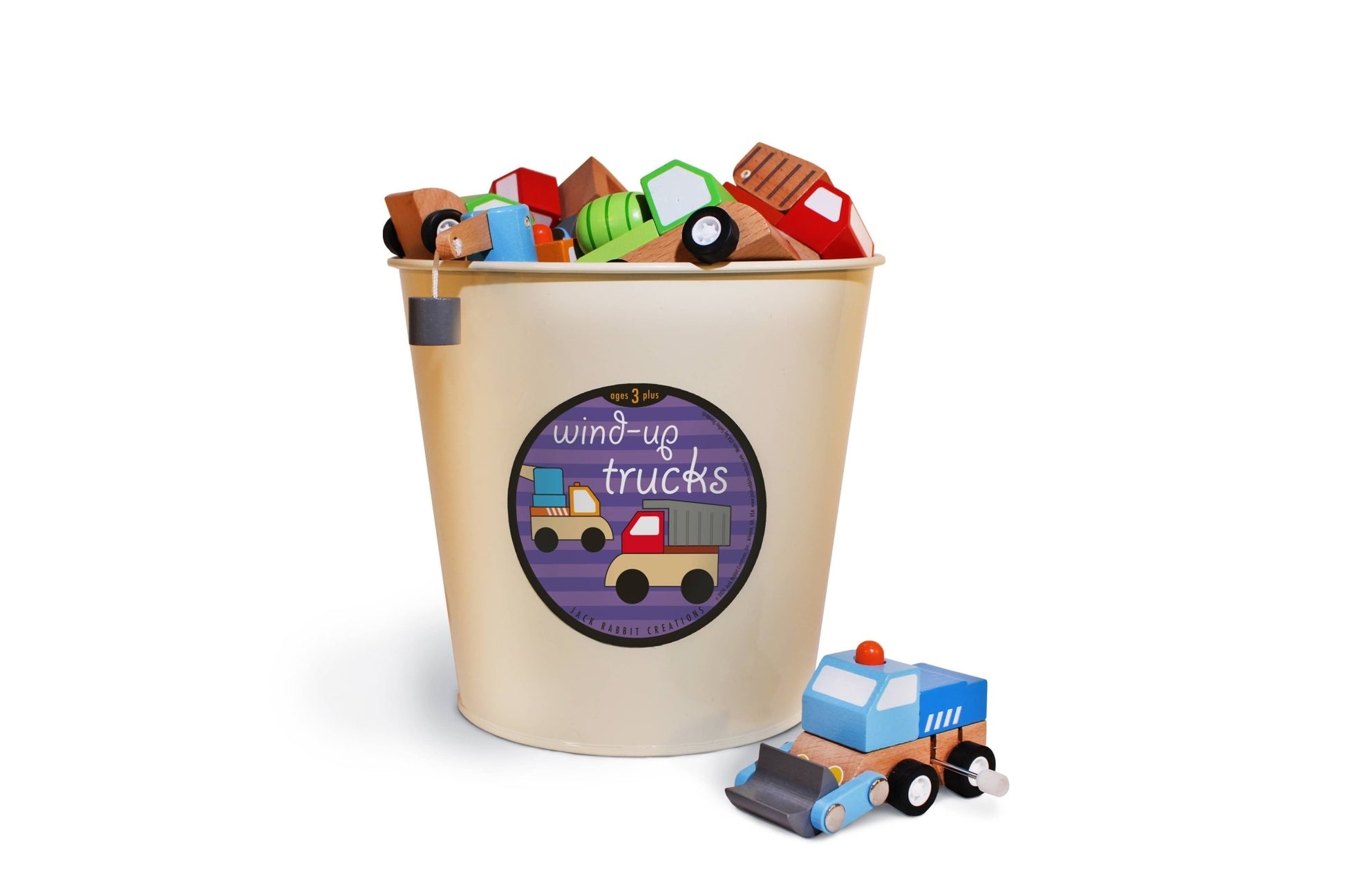 Construction Truck Wind - ups - Magnolia BabyWooden Toy