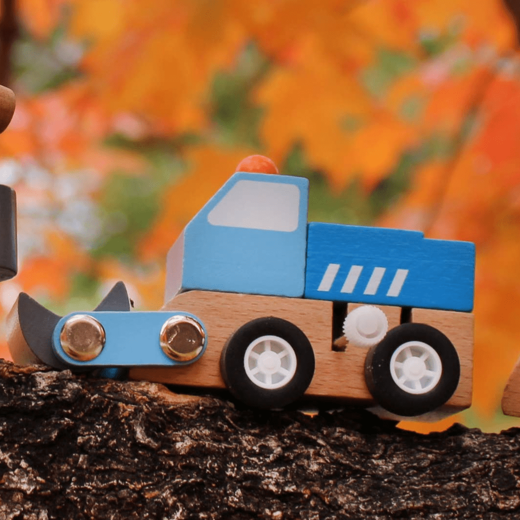 Construction Truck Wind - ups - Magnolia BabyWooden Toy