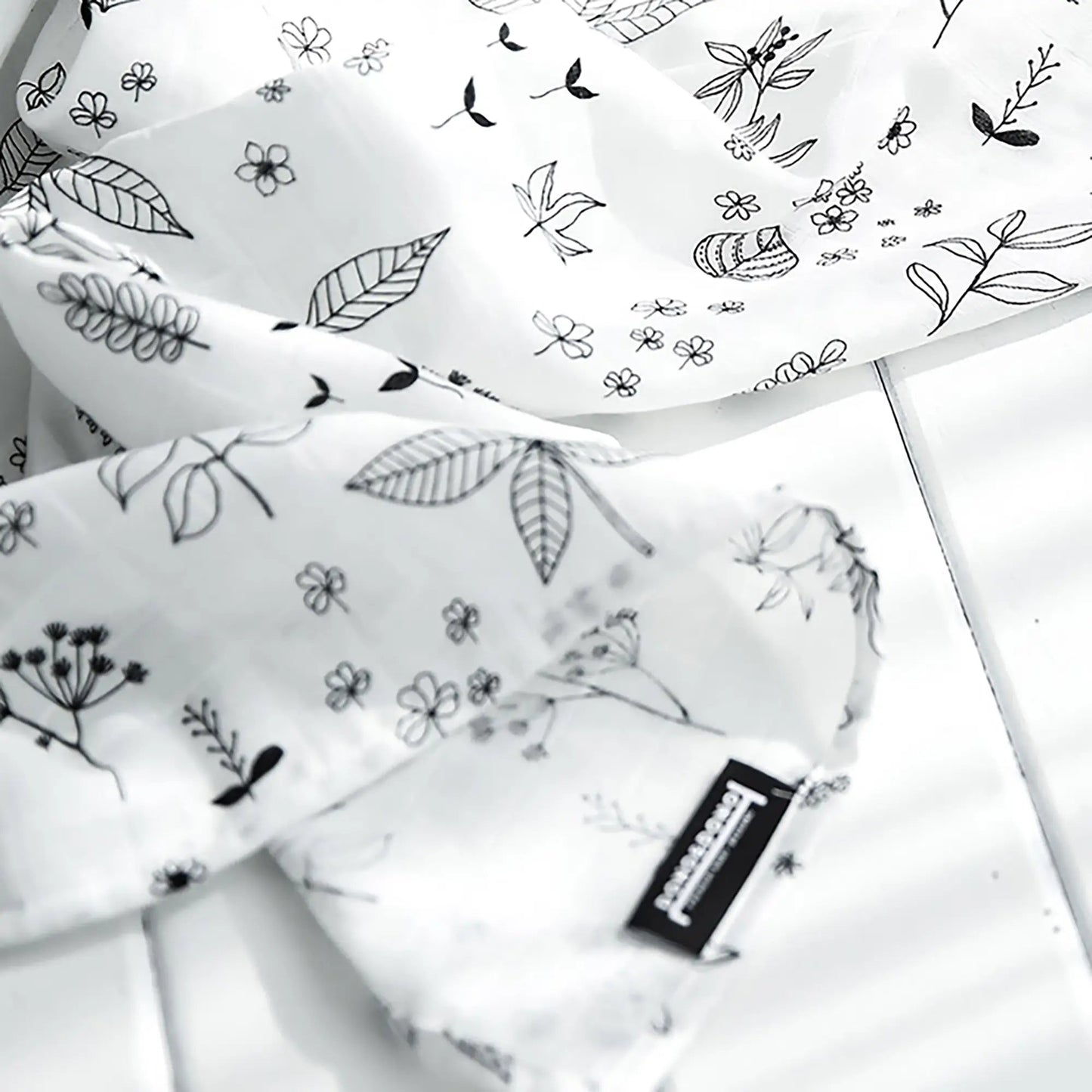 Cotton Muslin Swaddle Blanket - Holly Garden - Magnolia BabySwaddle Blanket