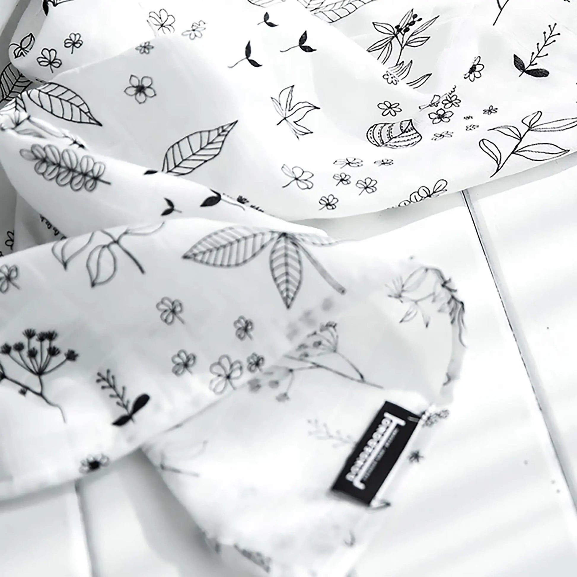 Cotton Muslin Swaddle Blanket - Holly Garden - Magnolia BabySwaddle Blanket