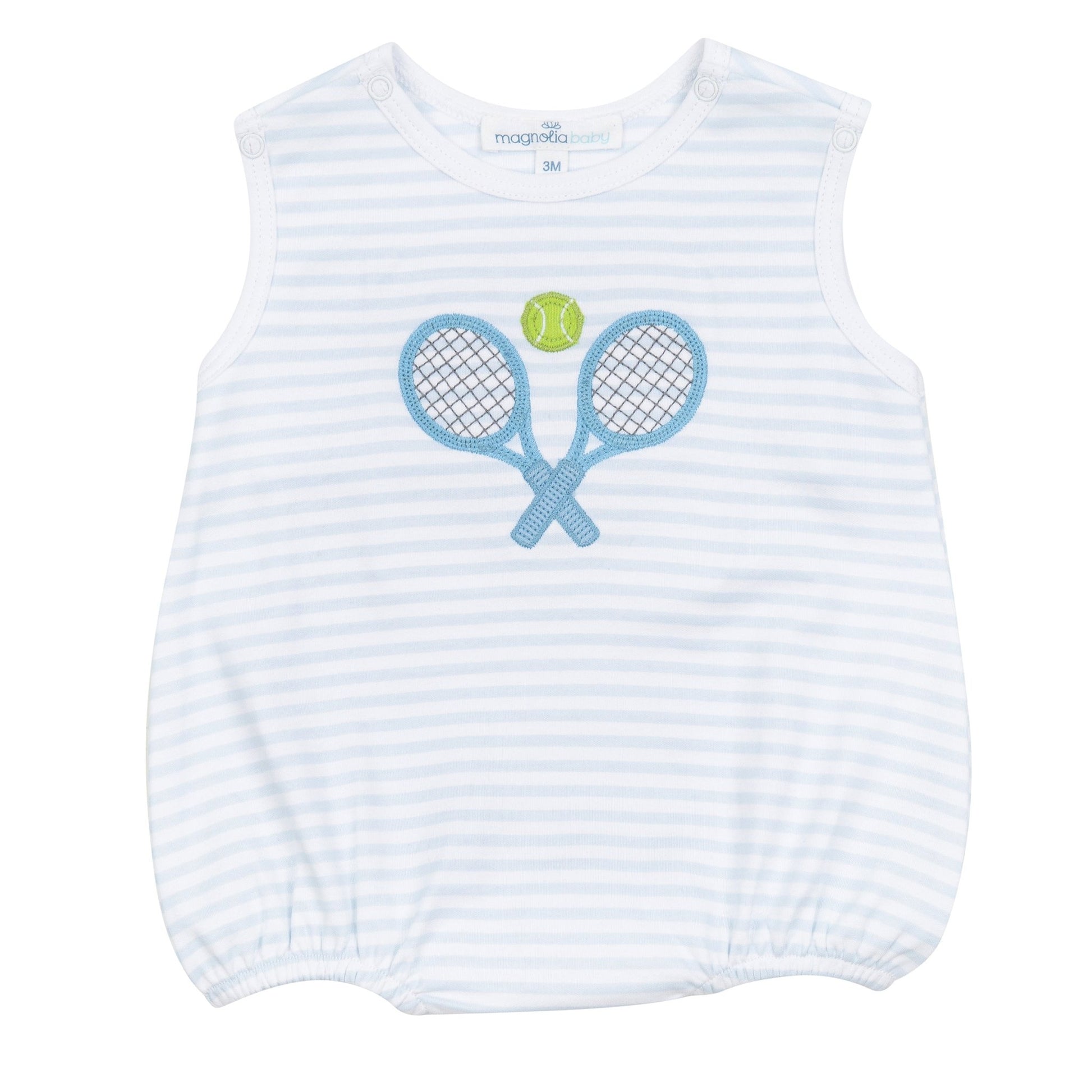 Courtside Cuties Applique Bubble - Light Blue - Magnolia BabyBubble