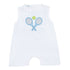 Courtside Cuties Applique Short Playsuit - Light Blue - Magnolia BabyShort Playsuit