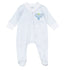 Courtside Cuties Applique Zip Footie - Light Blue - Magnolia BabyFootie