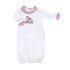 Crimson Tide Applique Ruffle Lap Gown - Magnolia BabyGown