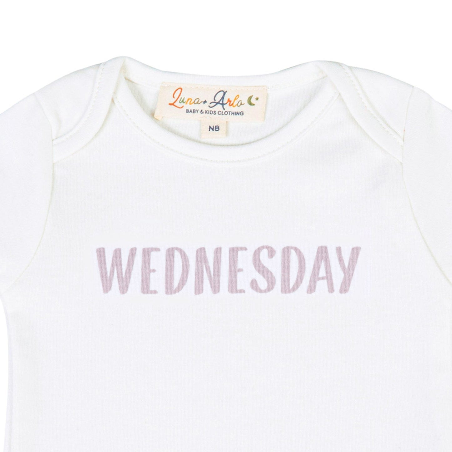 Days of the Week Print Bodysuit Set - Blue - Magnolia BabyBodysuit