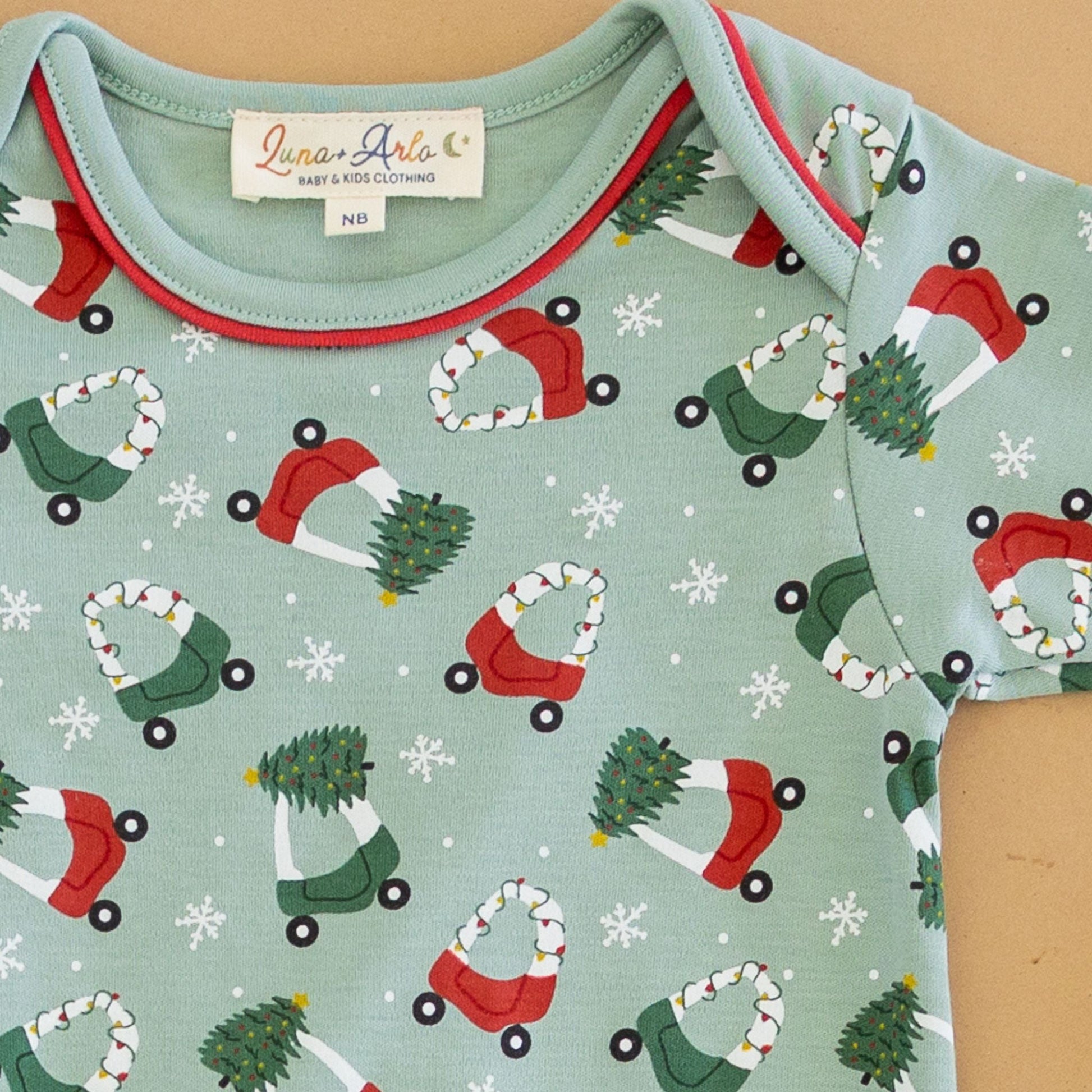 Deck the Wheels Knotted Gown by Luna and Arlo - Magnolia BabyGown
