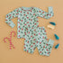 Deck the Wheels Long Pajamas - Magnolia BabyLong Pajamas