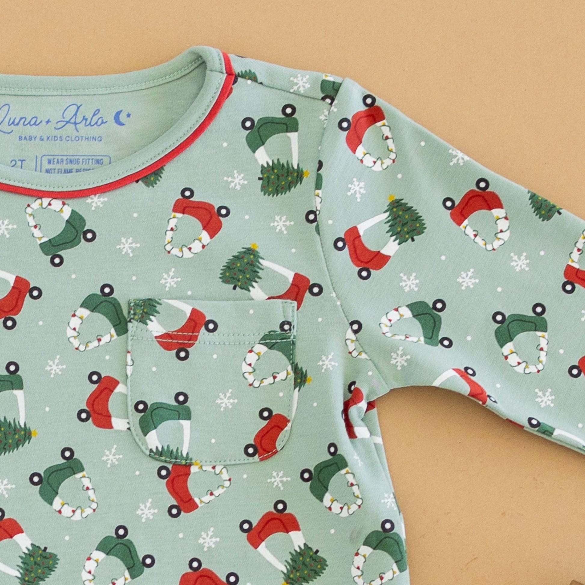 Deck the Wheels Nightdress by Luna and Arlo - Magnolia BabyNightdress