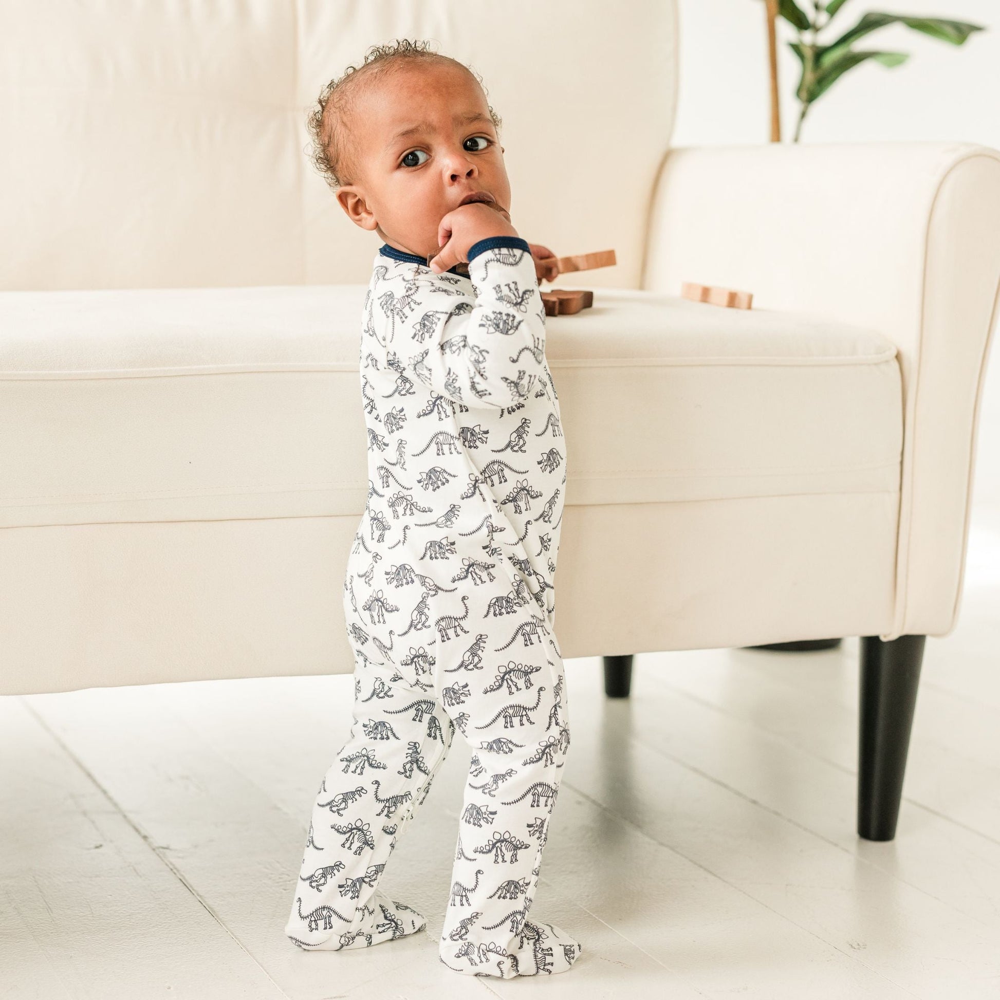 Dino Digs Zip Footie by Luna & Arlo - Luna and ArloFootie