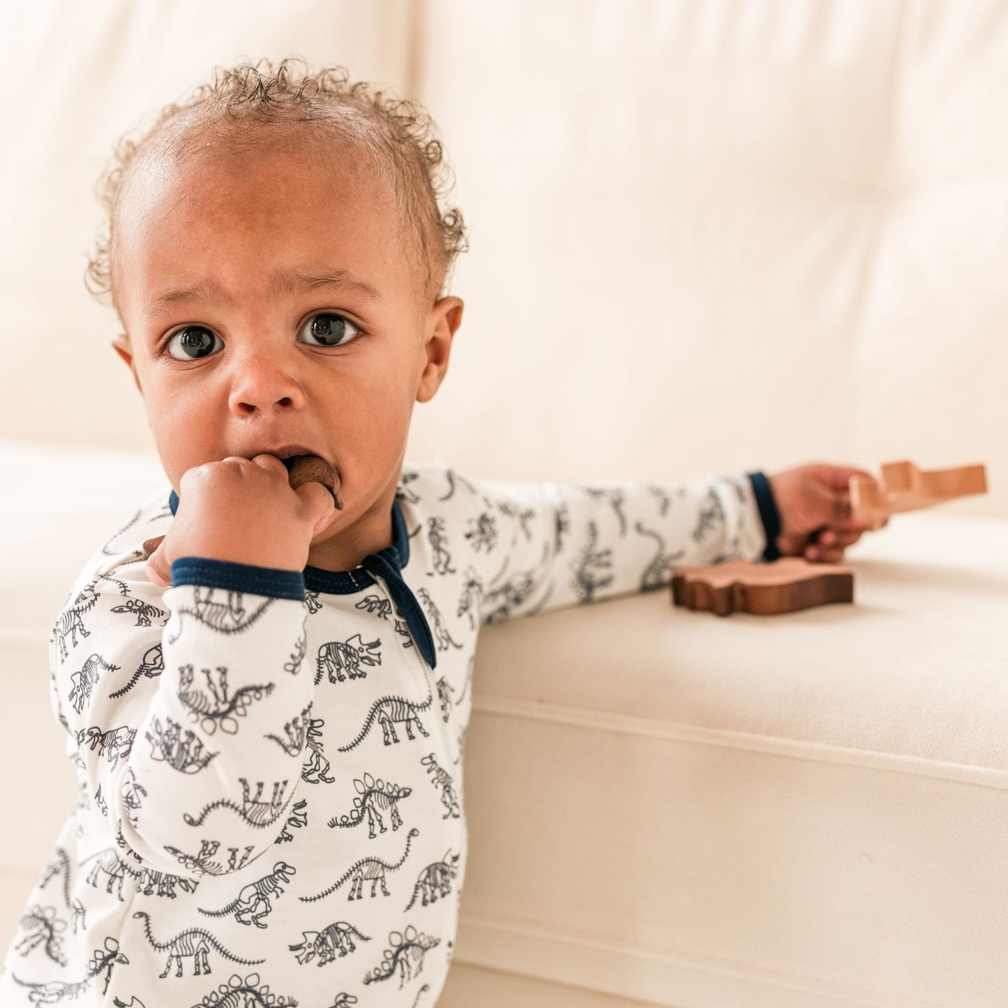 Dino Digs Zip Footie by Luna & Arlo - Luna and ArloFootie