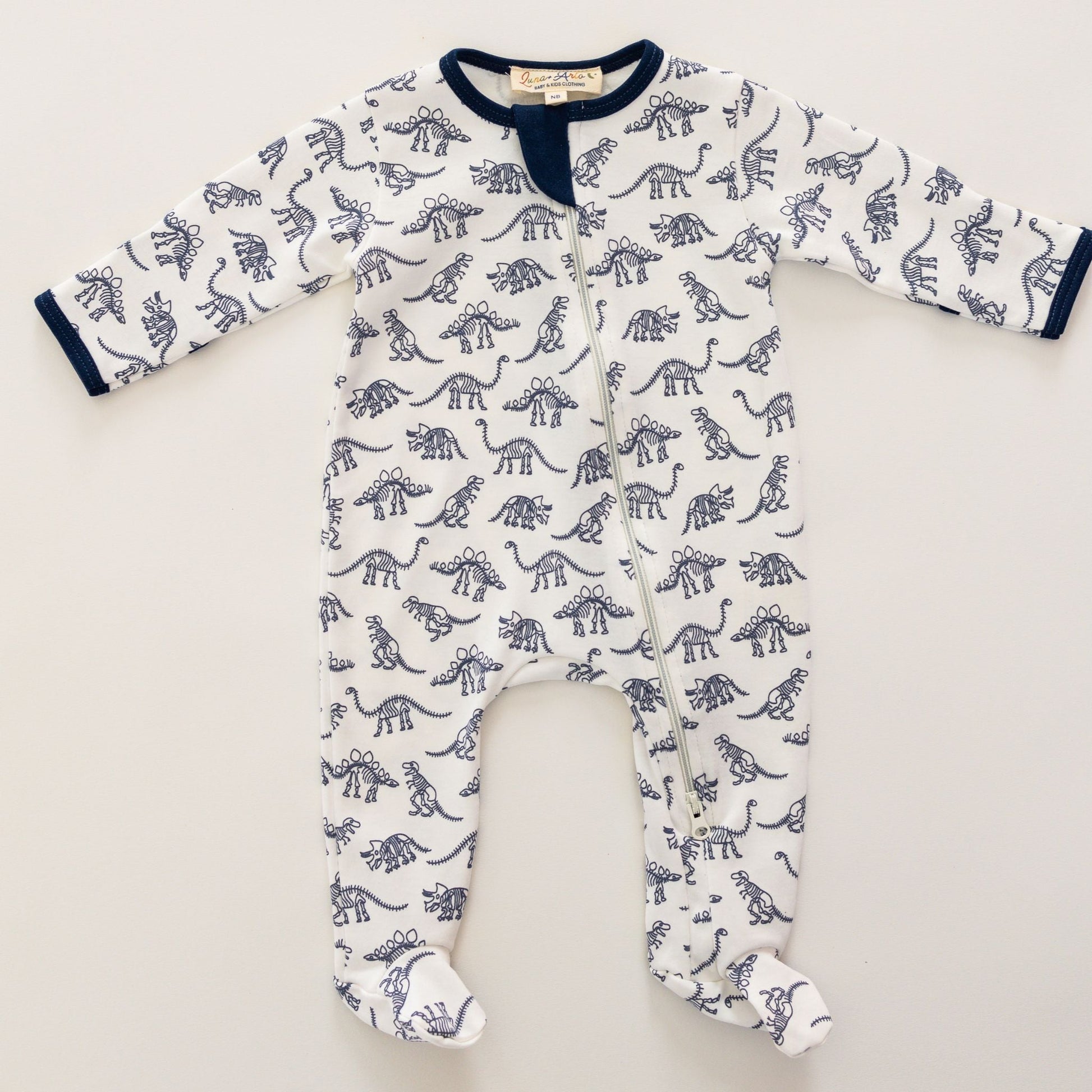 Dino Digs Zip Footie by Luna & Arlo - Luna and ArloFootie