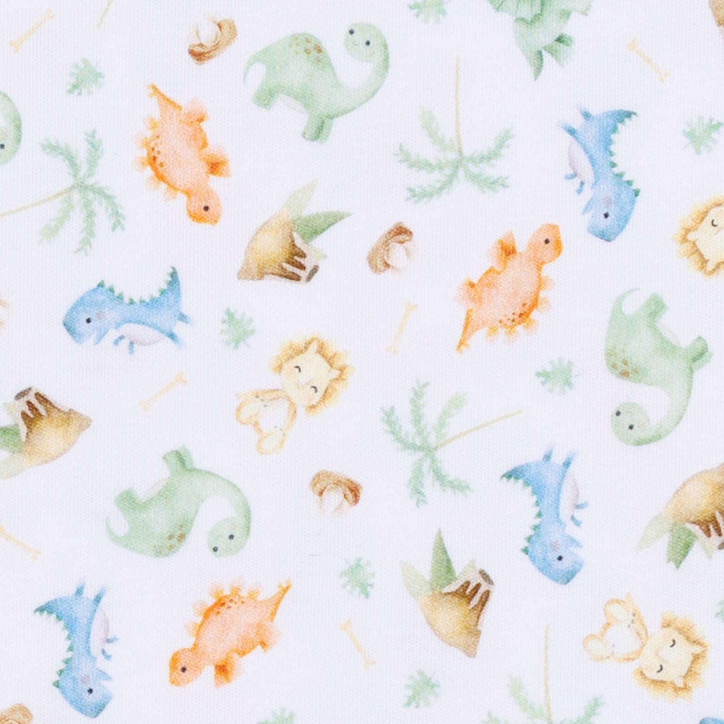 Dino - Land Print Footie - Magnolia BabyFootie