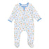 Dino - Land Print Zip Footie - Magnolia BabyFootie