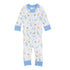Dino - Land Zip Pajamas - Magnolia BabyZipper Pajamas