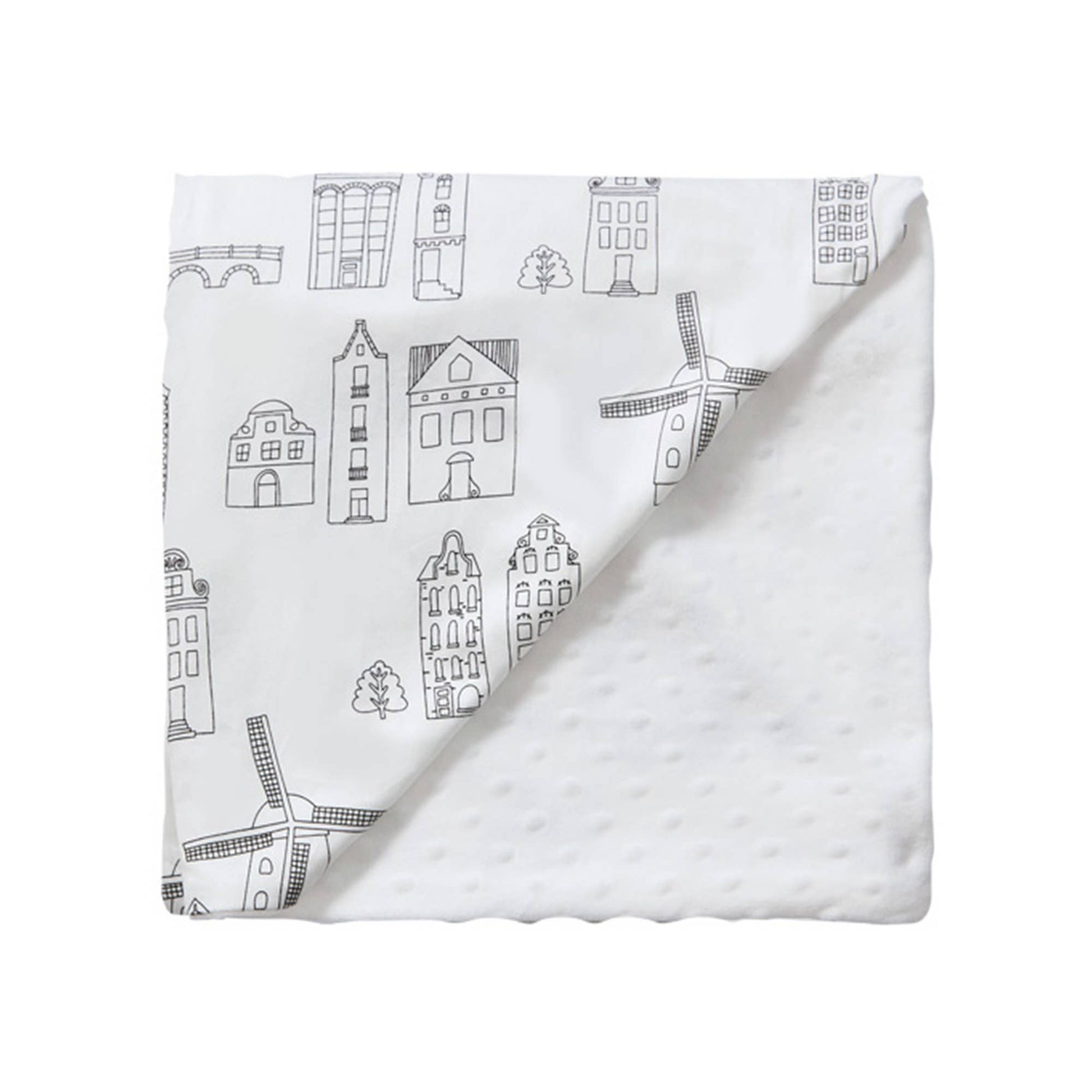 Dream House Minky Blanket - Magnolia BabyBlanket