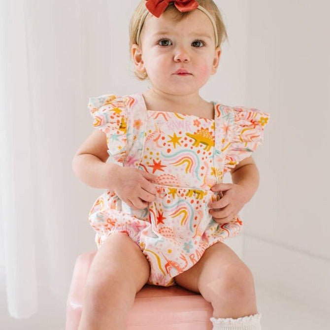 Dreamy Dino Emmy Romper - Magnolia BabyBubble