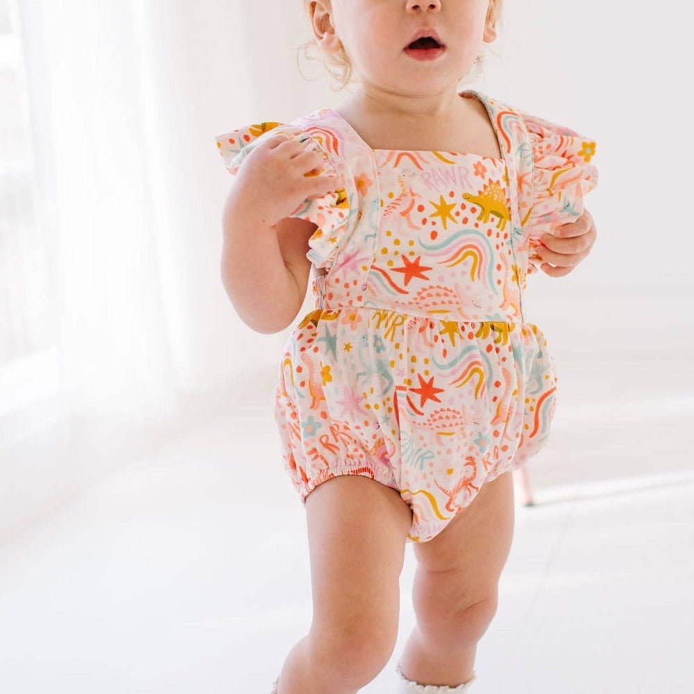 Dreamy Dino Emmy Romper - Magnolia BabyBubble