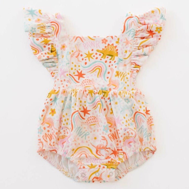 Dreamy Dino Emmy Romper - Magnolia BabyBubble