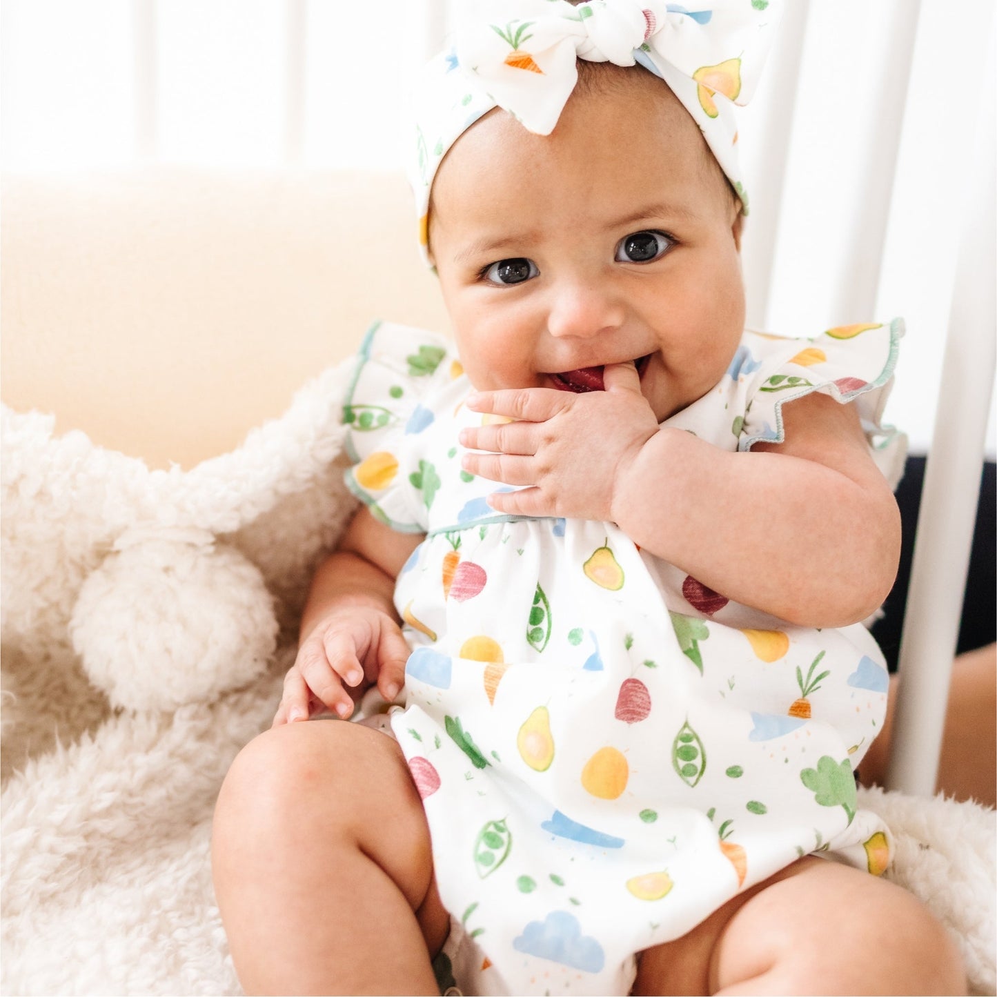 Eat your Veggies! Flutters Bubble - Magnolia BabyBubble