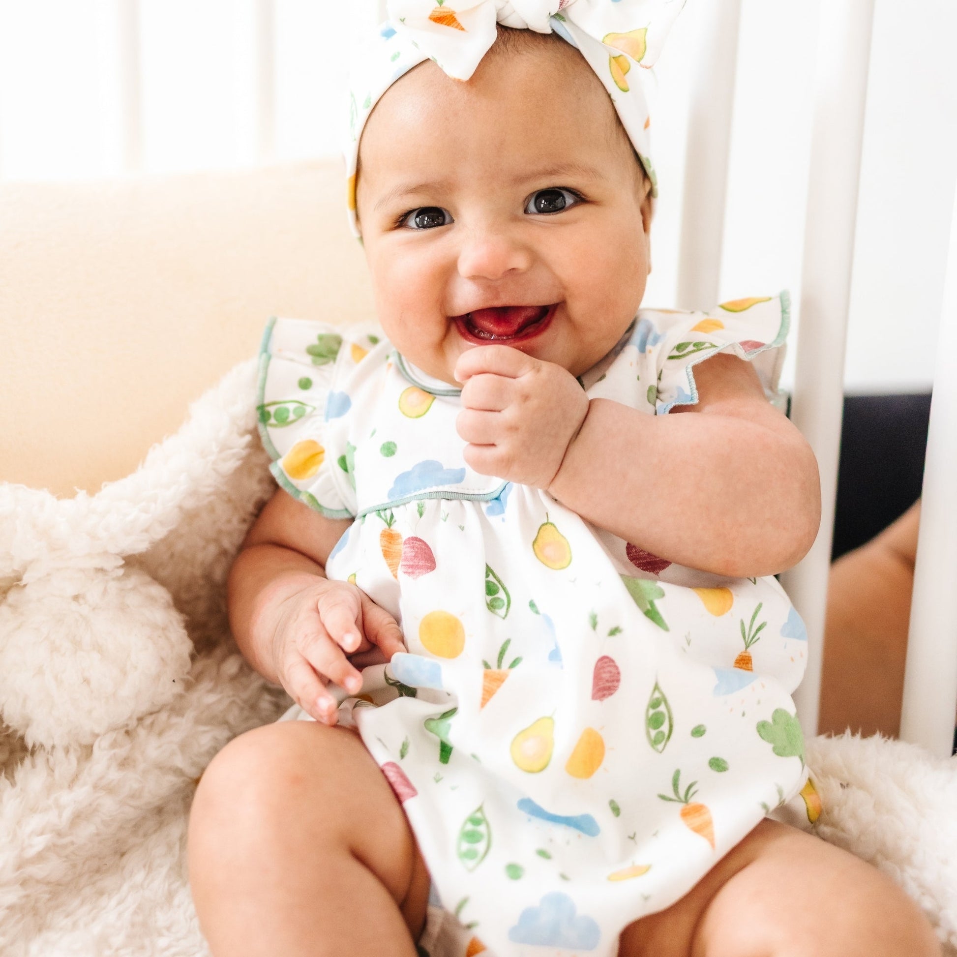 Eat your Veggies! Flutters Bubble - Magnolia BabyBubble