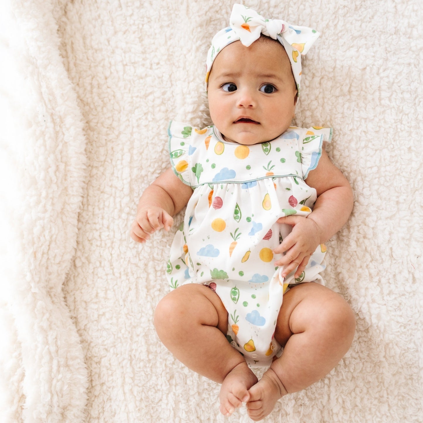 Eat your Veggies! Flutters Bubble - Magnolia BabyBubble