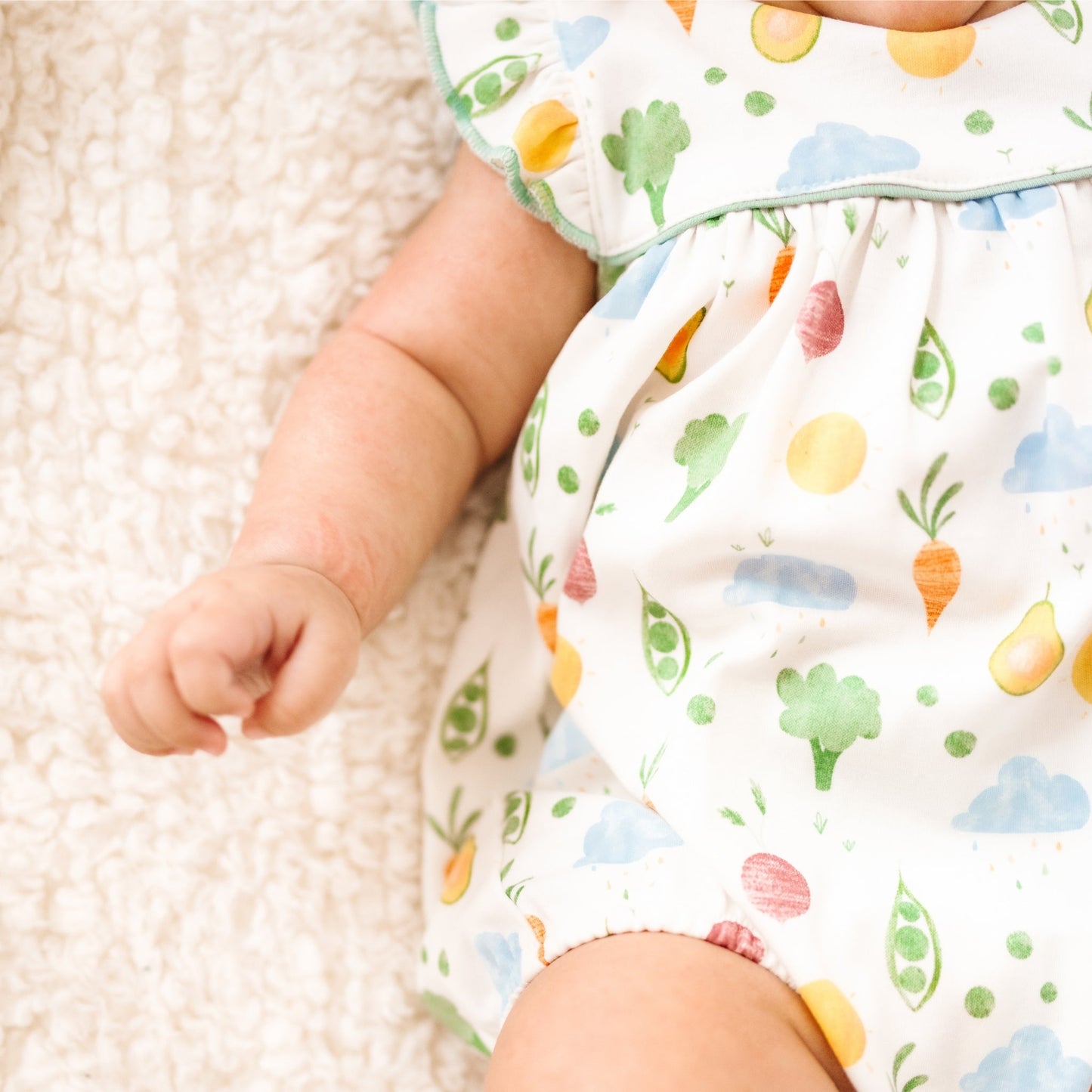 Eat your Veggies! Flutters Bubble - Magnolia BabyBubble