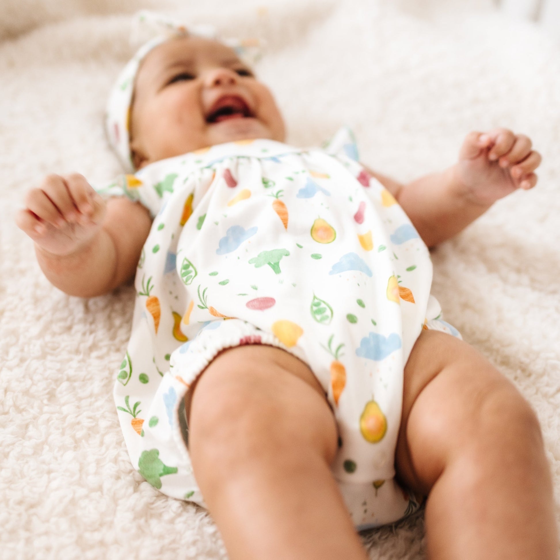 Eat your Veggies! Flutters Bubble - Magnolia BabyBubble