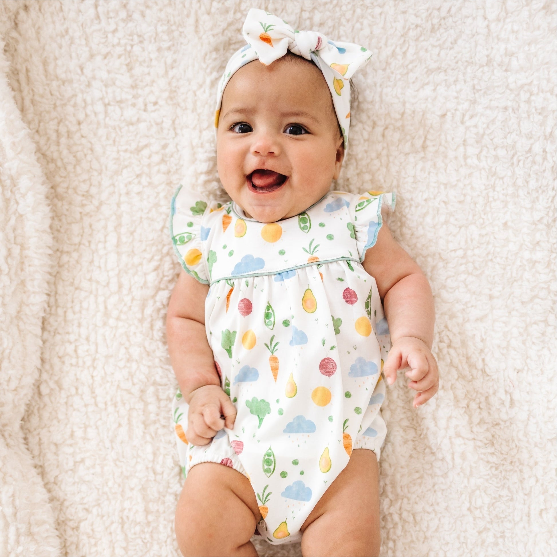 Eat your Veggies! Flutters Bubble - Magnolia BabyBubble