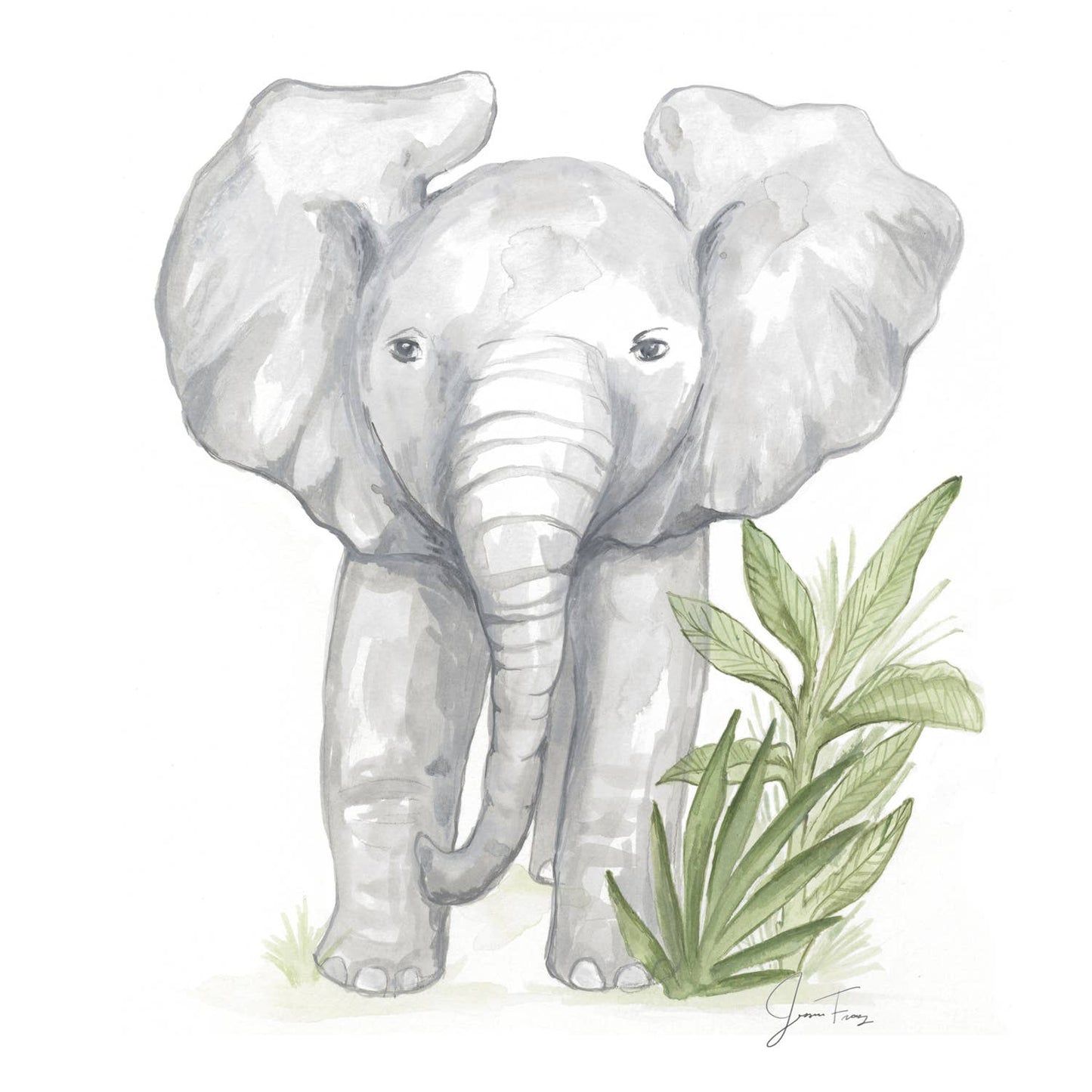Elephant Art Print - Magnolia BabyWall Art