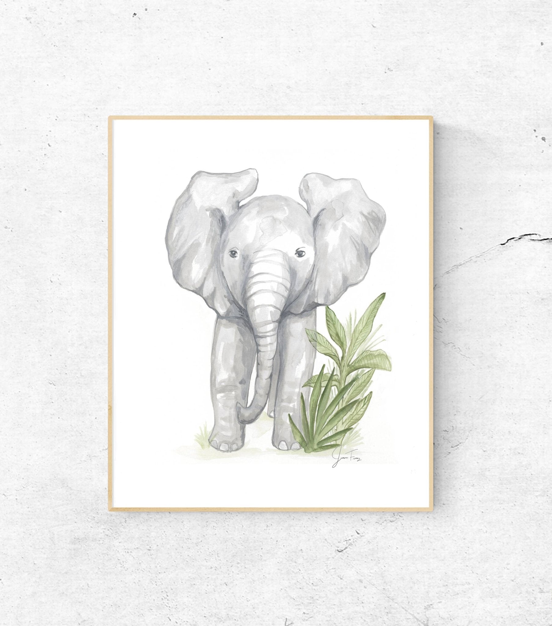 Elephant Art Print - Magnolia BabyWall Art