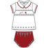 Elephant Football Classics Smocked Diaper Cover Set - Magnolia BabyDiaper Cover