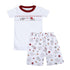 Elephant Football Classics Smocked Short Pajamas - Magnolia BabyShort Pajamas