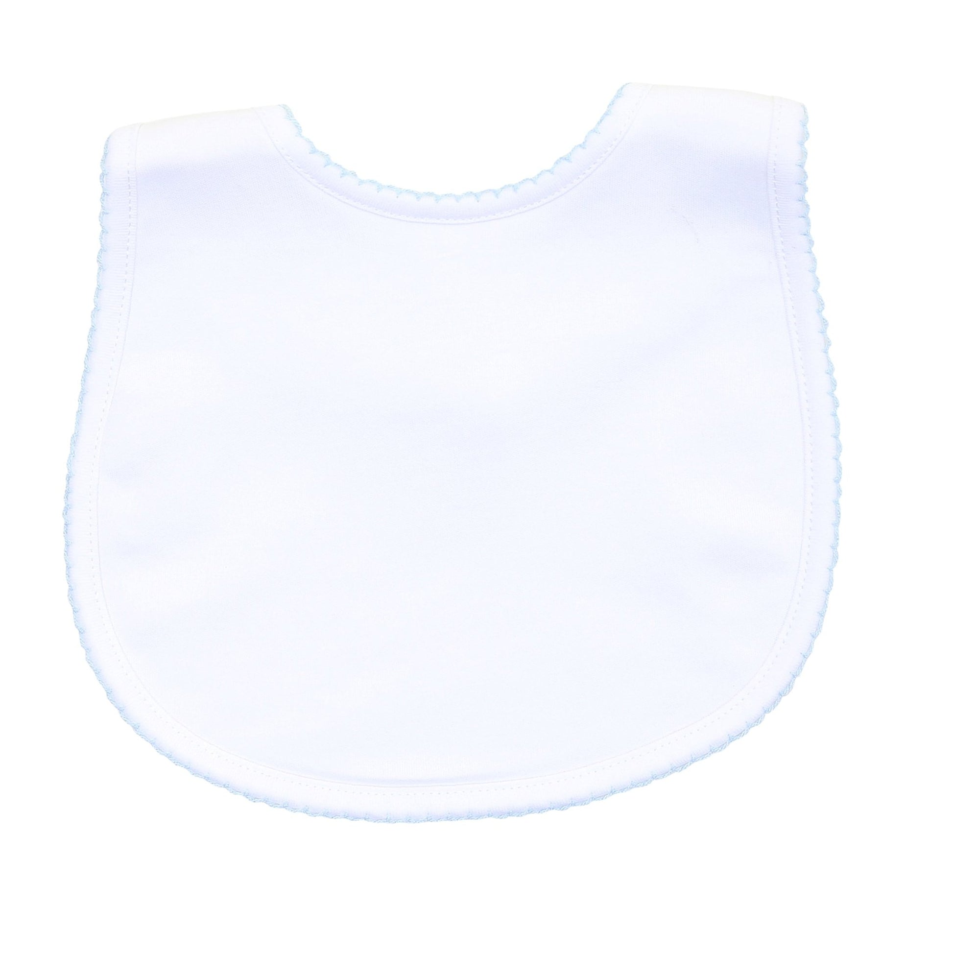 Essentials Blue Trim Bib - Magnolia BabyBib