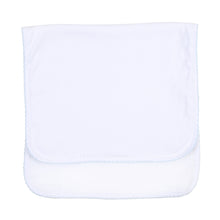 Essentials Blue Trim Burp Cloth - Magnolia BabyBurp Cloth