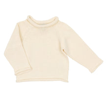  Essentials Knits Ivory Raglan Sweater - Magnolia BabyKnits