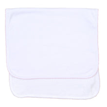  Essentials Pink Trim Burp Cloth - Magnolia BabyBurp Cloth
