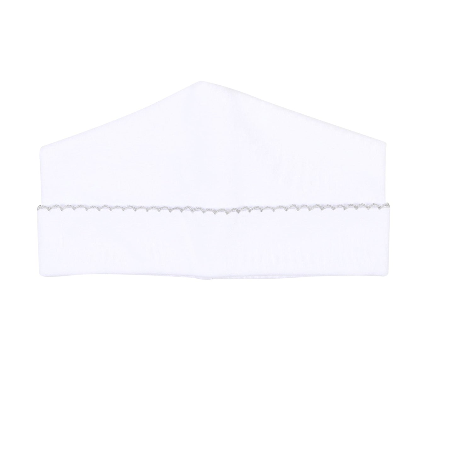 Essentials Solid Hat - White Silver - Magnolia BabyHat