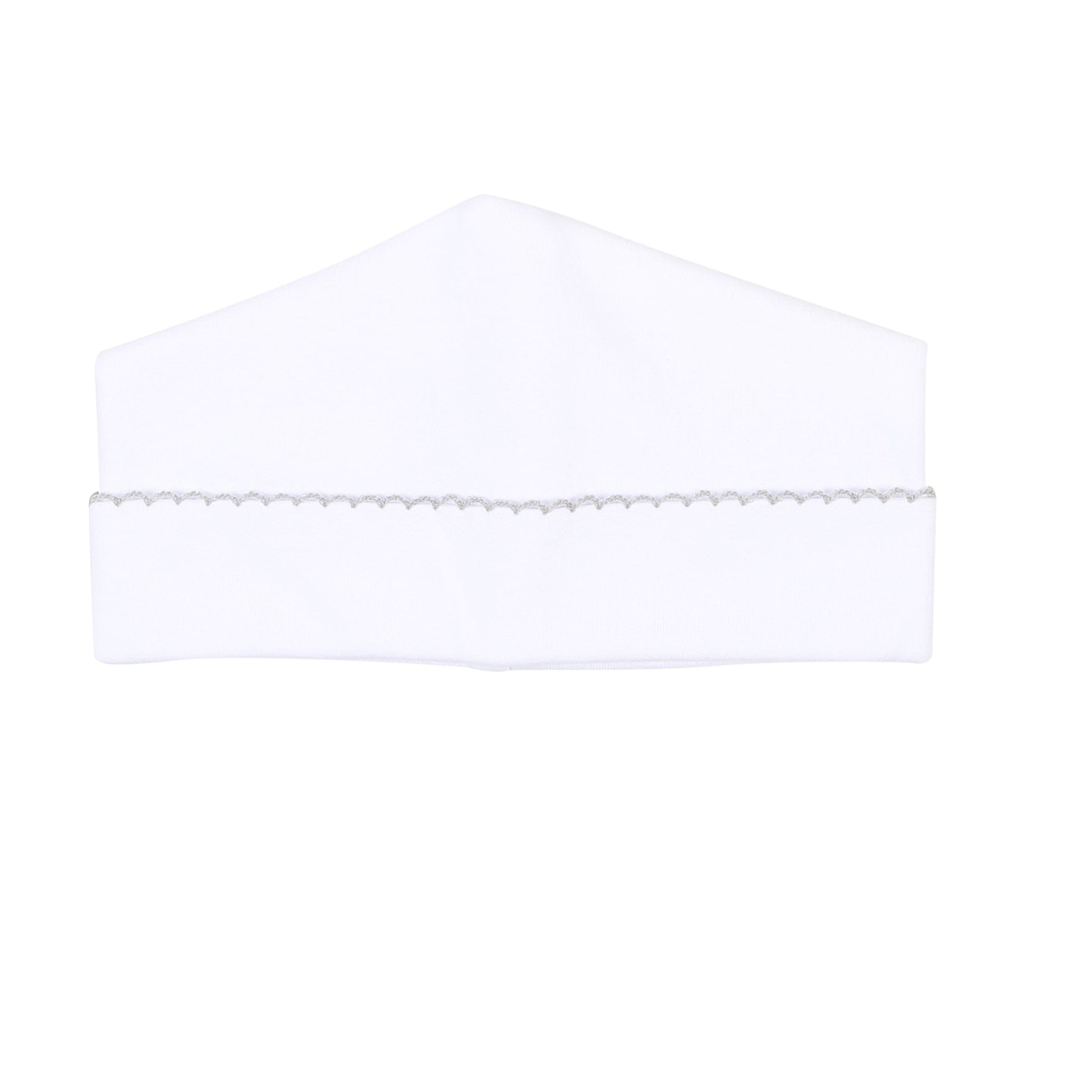 Essentials Solid Hat - White Silver - Magnolia BabyHat