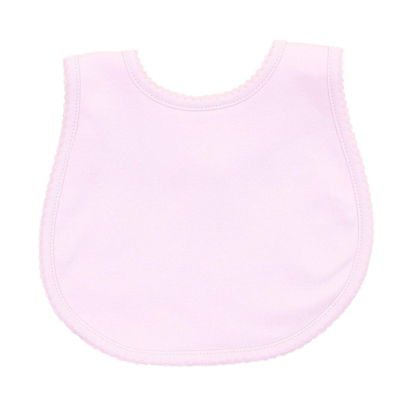 Essentials Solid Pink Bib - Magnolia BabyBib