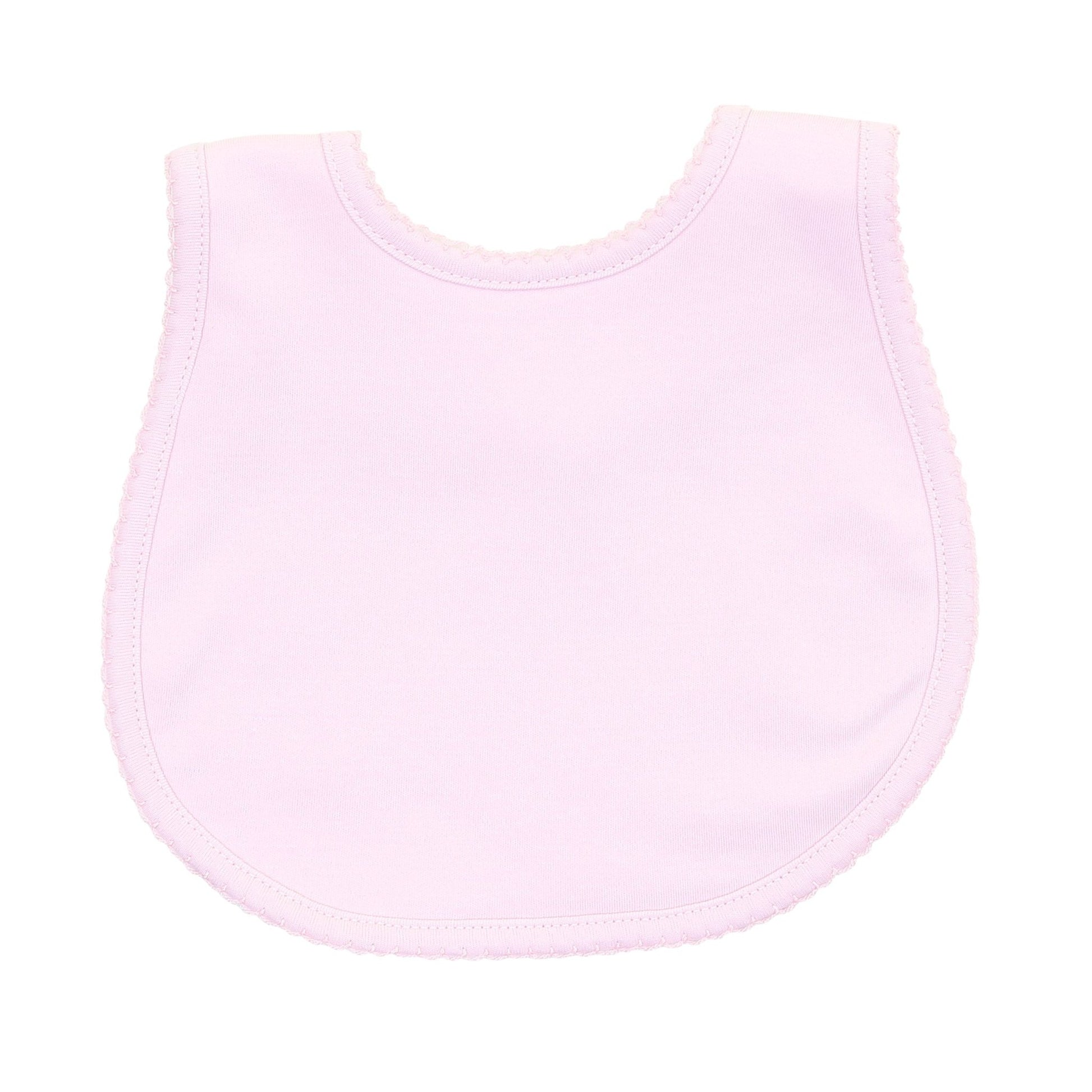Essentials Solid Pink Bib - Magnolia BabyBib