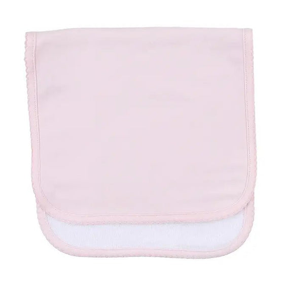 Essentials Solid Pink Burp Cloth - Magnolia BabyBurp Cloth
